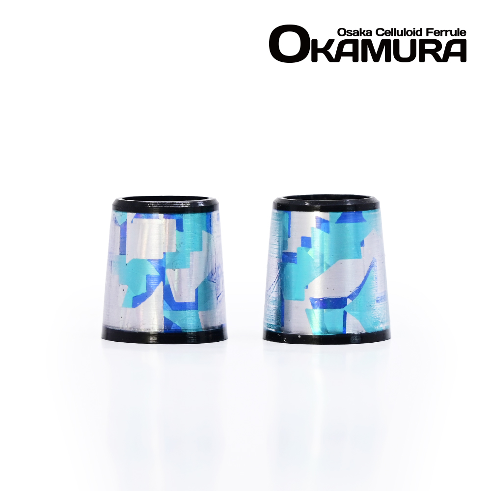 오카무라 OKAMURA Silver/Blue/Diamond Skyblue 셀룰로이드 페럴 [HI-42-02]