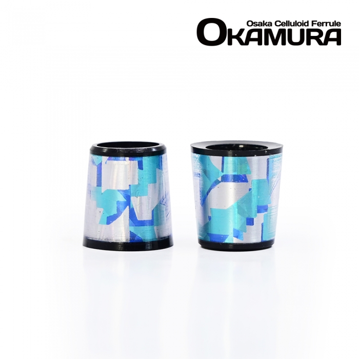 오카무라 OKAMURA Silver/Blue/Diamond Skyblue 셀룰로이드 페럴 [HI-42-02]