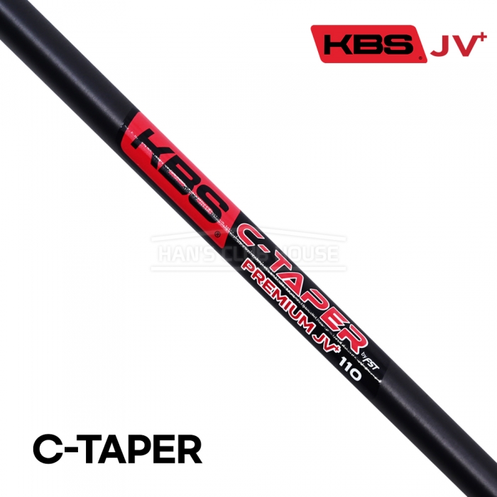 케이비에스 KBS JV+ TOUR C-TAPER 110 블랙 무광 5-P 아이언 샤프트 [IR]