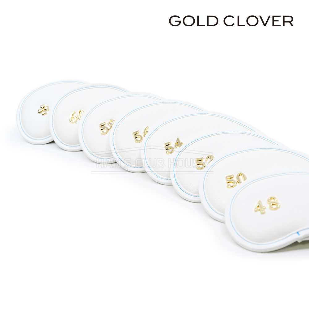 골드클로버 GOLD CLOVER 웨지 헤드커버 화이트 WEDGE HEAD COVER WHITE(개별 구매 가능)