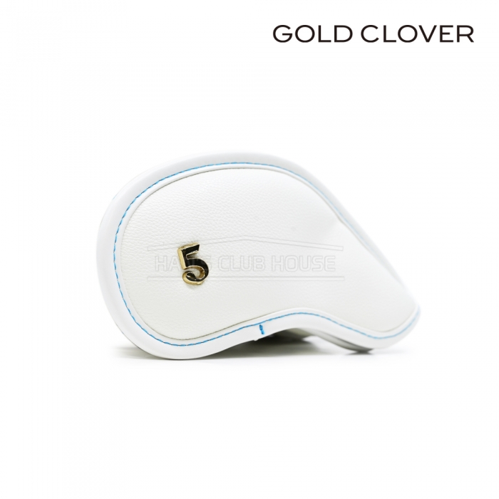 골드클로버 GOLD CLOVER 아이언 헤드커버 화이트 IRON HEAD COVER WHITE 8EA