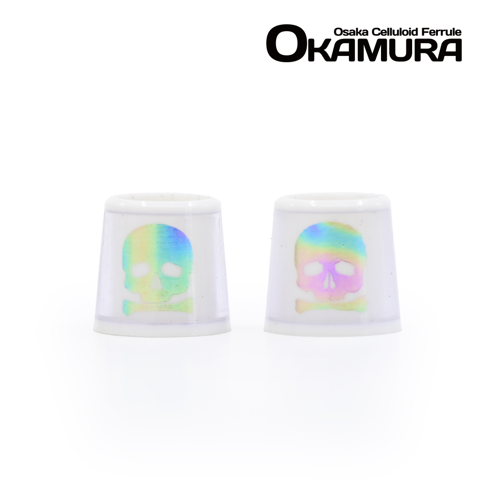 오카무라 OKAMURA 셀룰로이드 White/Aurora 하이브리드 페럴 [HY-05] 