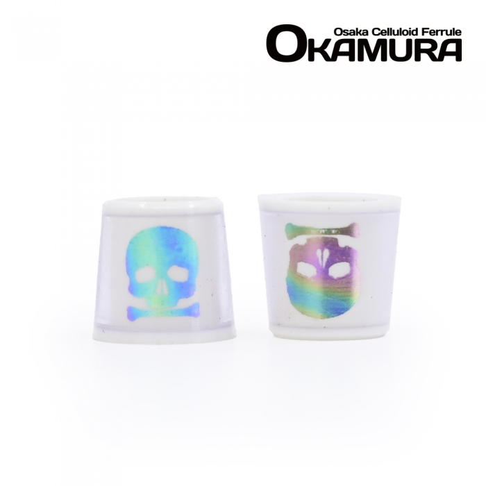 오카무라 OKAMURA 셀룰로이드 White/Aurora 하이브리드 페럴 [HY-05] 