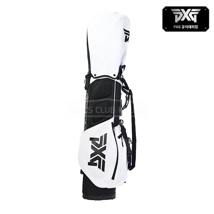 PXG 골프백 에센셜 라이트웨이트 골프스탠드백 초경량 블랙/화이트 골프백 남성용