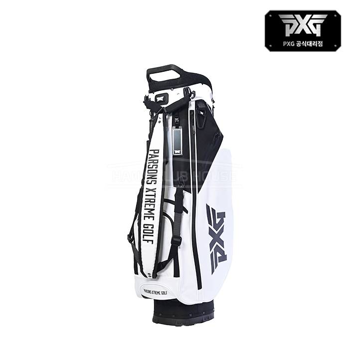 PXG 골프백 에센셜 라이트웨이트 골프스탠드백 초경량 블랙/화이트 골프백 남성용