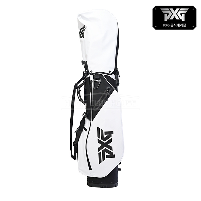 PXG 골프백 에센셜 라이트웨이트 골프스탠드백 초경량 블랙/화이트 골프백 남성용