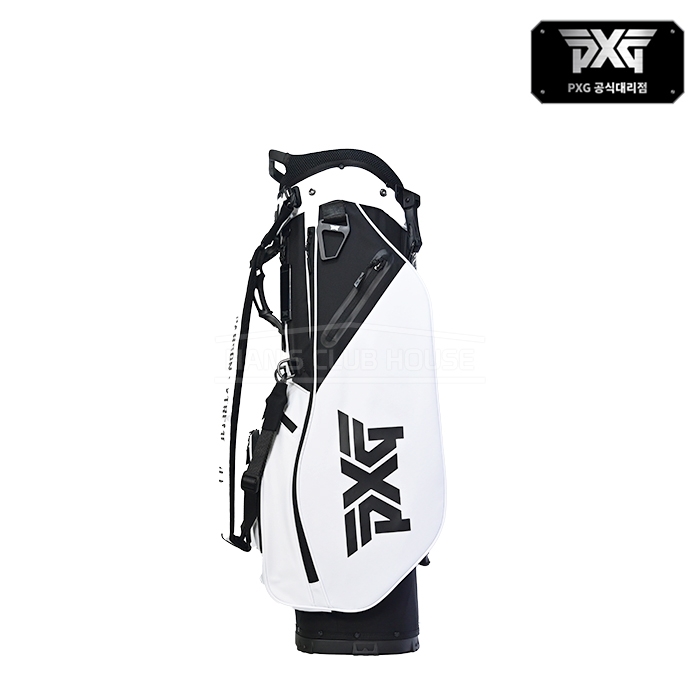 PXG 골프백 에센셜 라이트웨이트 골프스탠드백 초경량 블랙/화이트 골프백 남성용