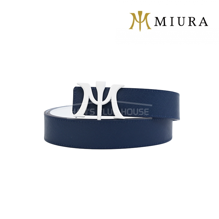 미우라 MIURA 리버서블 벨트 REVERSIBLE BELT [WHITE / NAVY]