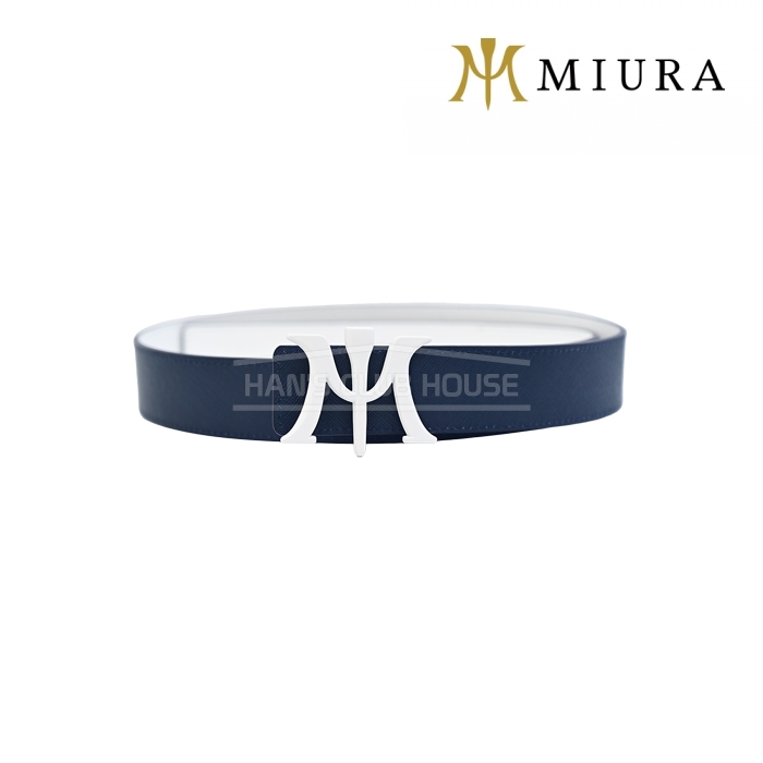 미우라 MIURA 리버서블 벨트 REVERSIBLE BELT [WHITE / NAVY]