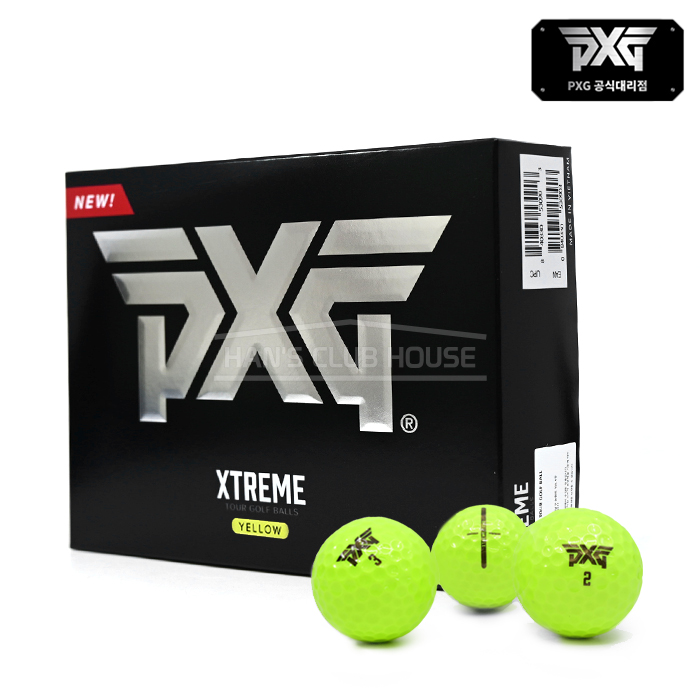 PXG 익스트림 투어 XTREME TOUR YELLOW 3피스 골프볼