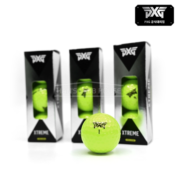 PXG 익스트림 투어 XTREME TOUR YELLOW 3피스 골프볼