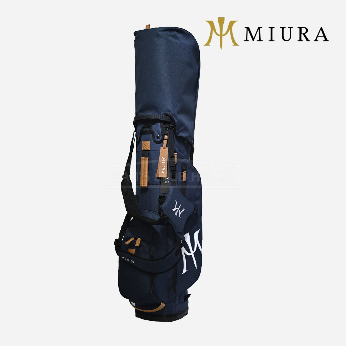 미우라 MIURA 패브릭 스탠드백 골프백 초경량 네이비