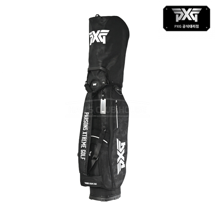 PXG 골프백 라이트웨이트 패턴 경량 스탠드백 8.0 블랙 2025