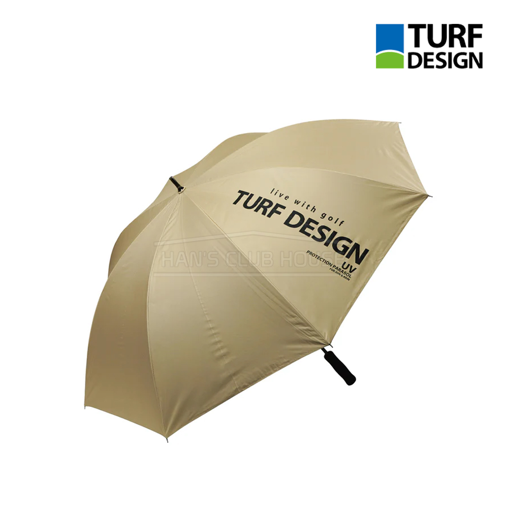 아사히골프 터프디자인 TURF DESIGN UV차단 골프양산 우산겸용 베이지