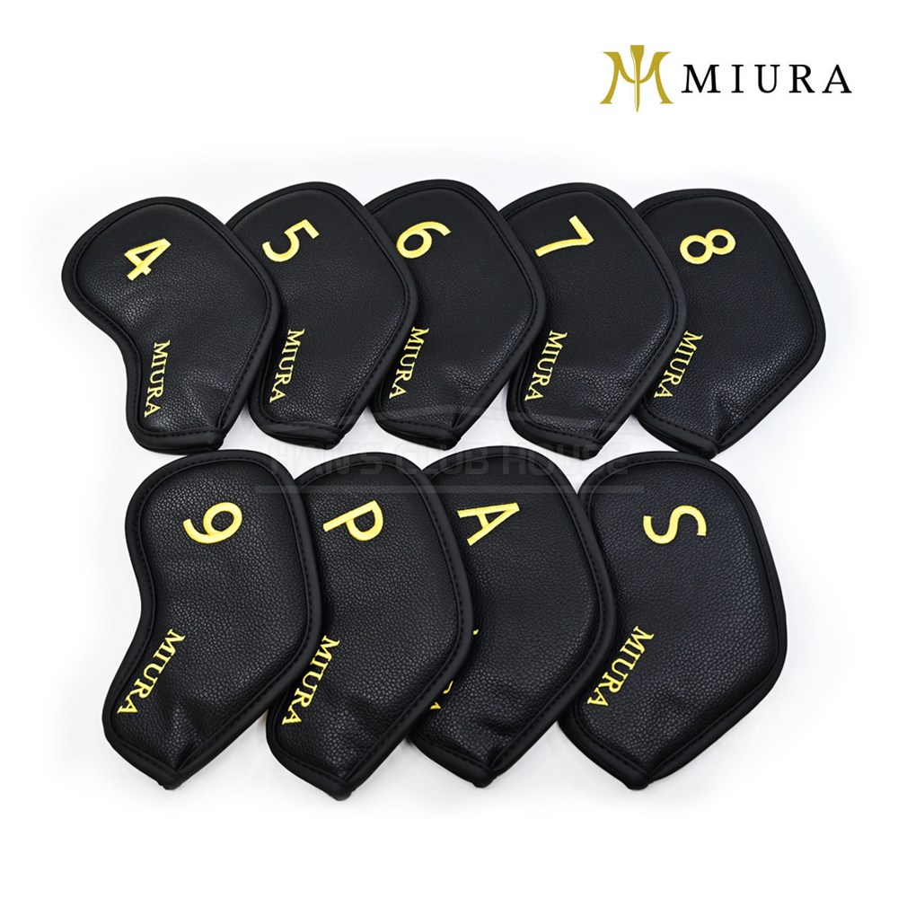 미우라 골프 아이언 커버 카바 MLC 골프커버 자석용 세트 구성 9개 색상 블랙