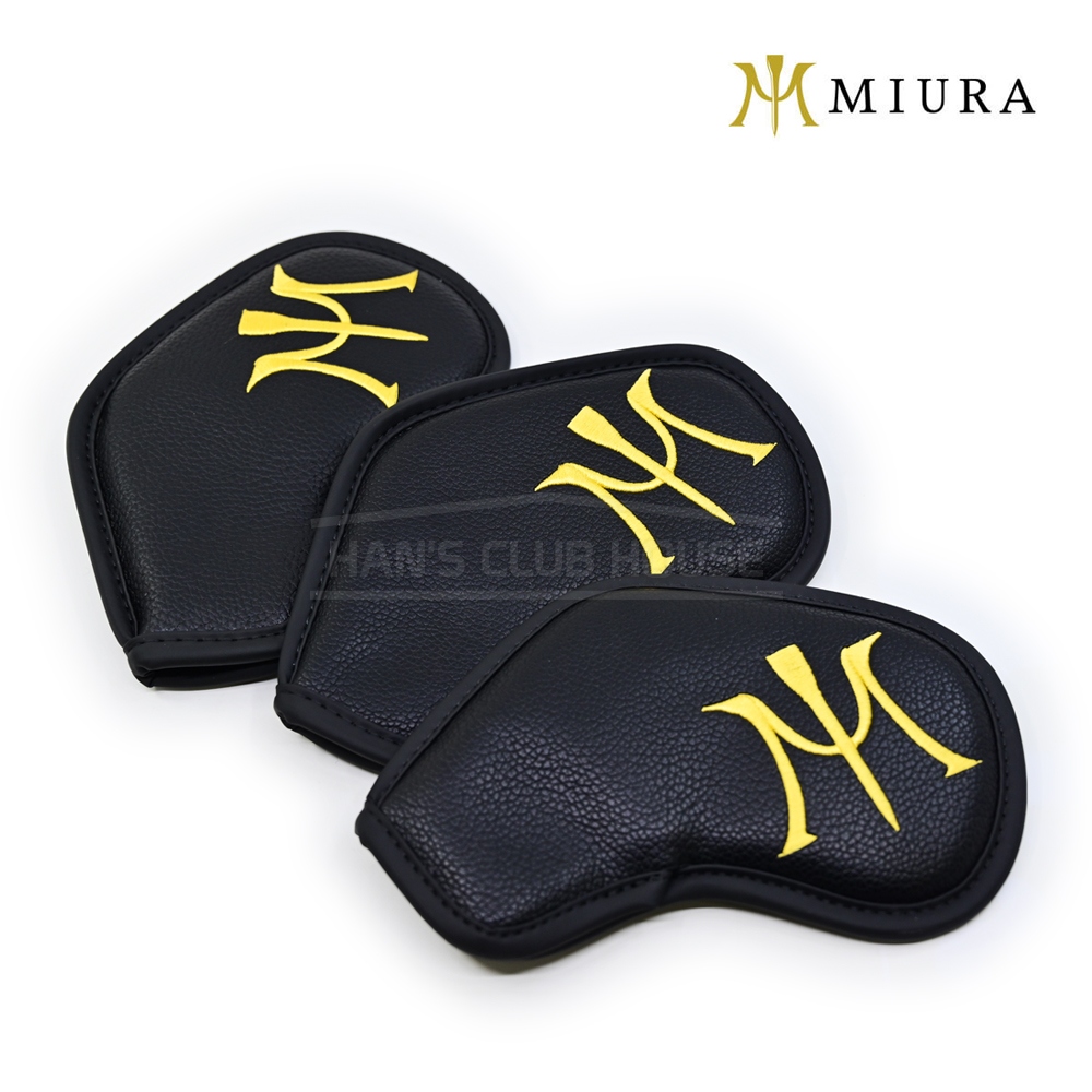 미우라 골프 아이언 커버 카바 MLC 골프커버 자석용 색상 블랙 무지 낱개