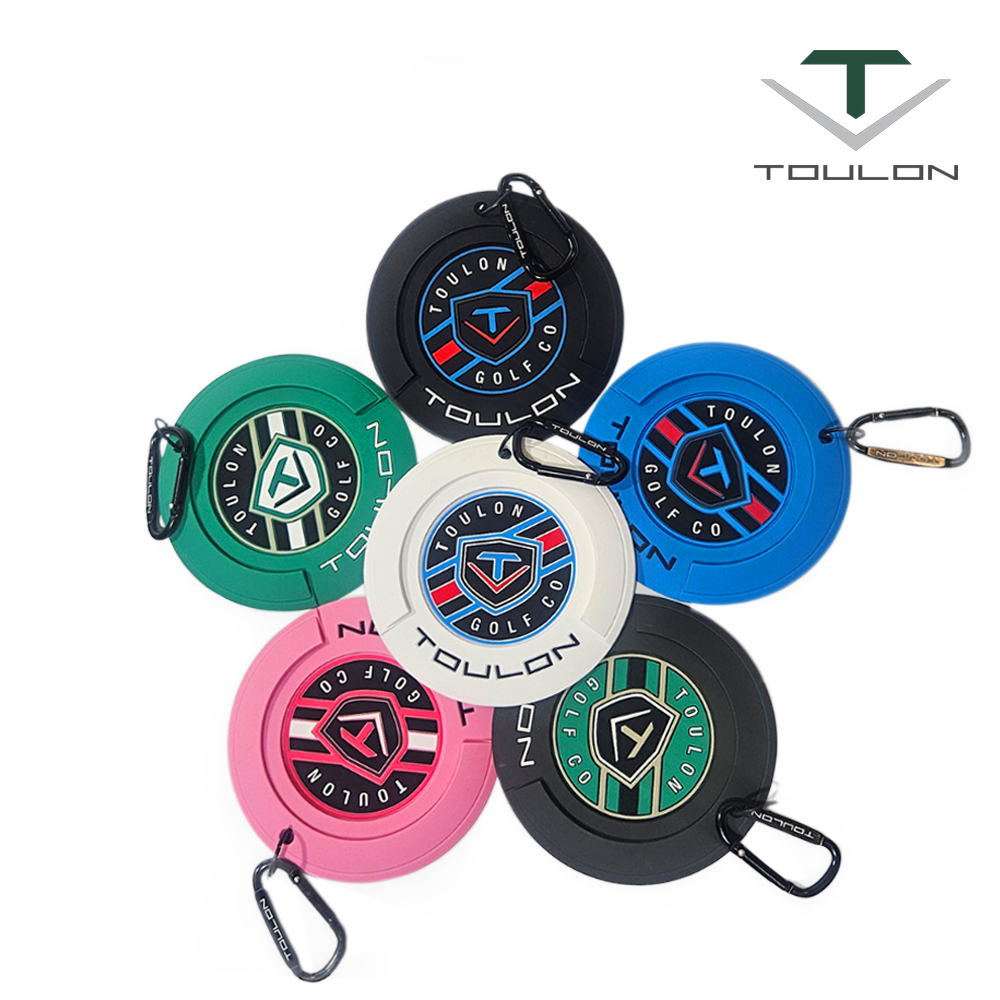 툴롱 TOULON 네임텍 & 연습용 홀컵 퍼팅디스크 6종 칼라