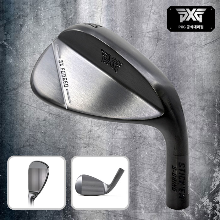PXG STICK'EM 스틱엠 블랙 웨지 WEDGE BLACK 3X FORGED [WG]