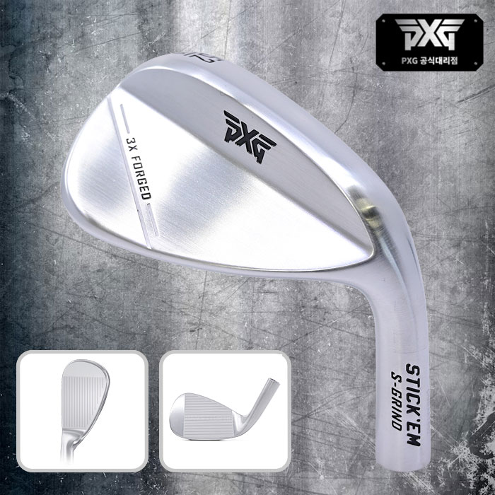 PXG STICK'EM 스틱엠 크롬 웨지 WEDGE CHROME 3X FORGED [WG]