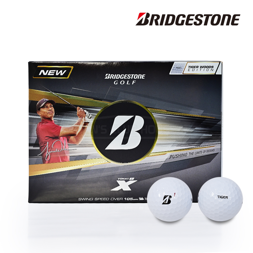 브리지스톤 BRIDGESTONE 타이거우즈 TOUR BX 3피스 골프볼