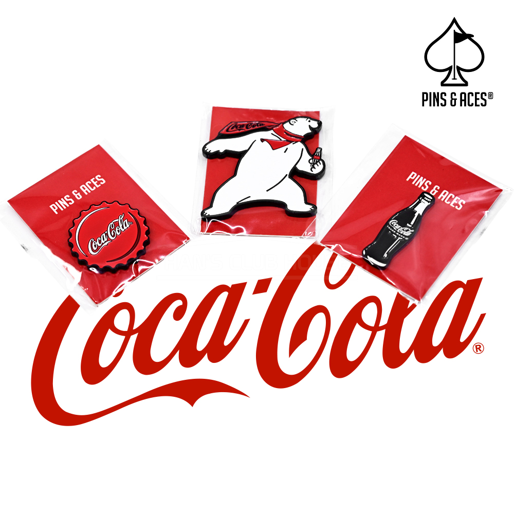핀스앤에이스 PINS&ACES 코카콜라 볼마커 볼마크 캔, 병, 곰