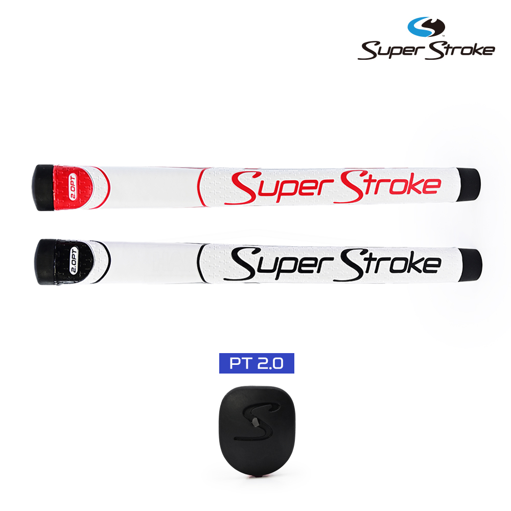 슈퍼스트로크 Zenergy 2.0 PT 골프 퍼터 그립 교체 색상 화이트 블랙