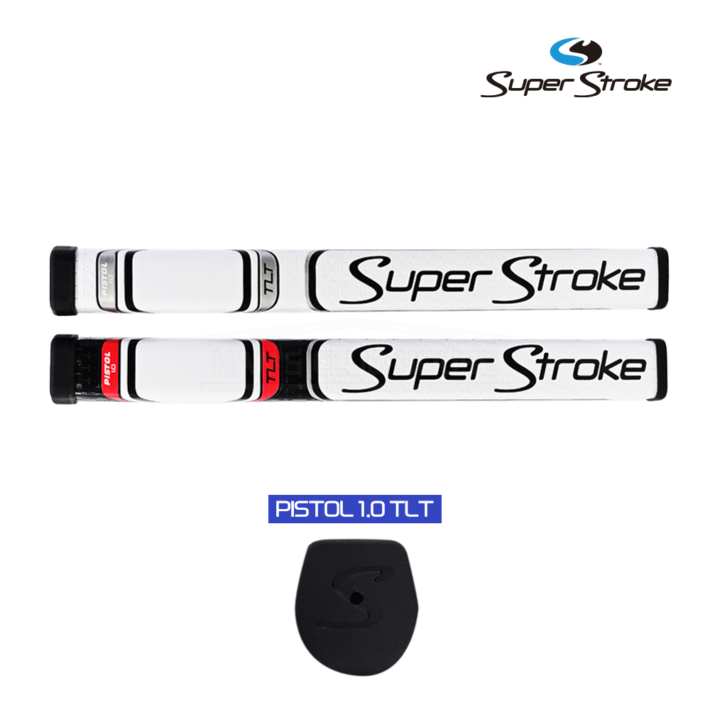 슈퍼스트로크 Zenergy TLT Pistol 피스톨 1.0 골프 퍼터 그립 교체 색상 2종