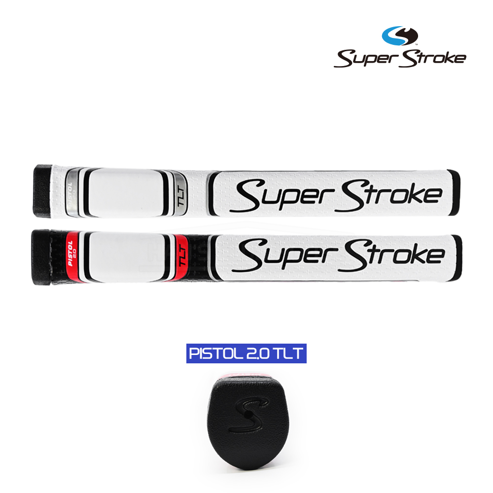 슈퍼스트로크 Zenergy TLT Pistol 피스톨 2.0 골프 퍼터 그립 교체 색상 2종
