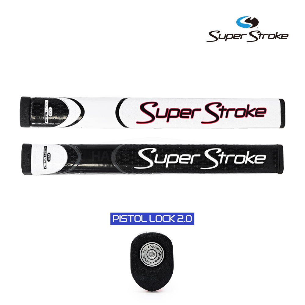 슈퍼스트로크 Zenergy Pistol Lock 피스톨 락 2.0 골프 퍼터 그립 교체 색상 2종