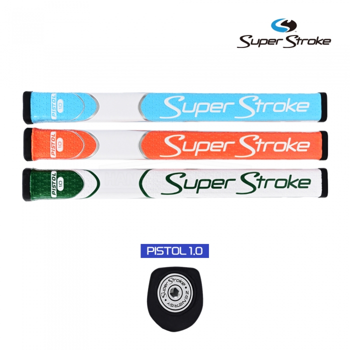 슈퍼스트로크 Zenergy Pistol 피스톨 GT 1.0 골프 퍼터 그립 교체 색상 3종