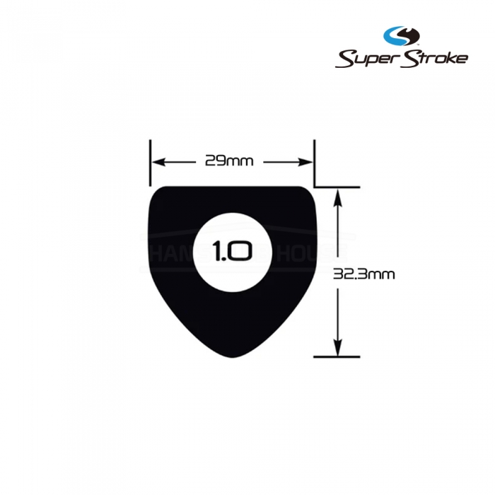 슈퍼스트로크 Zenergy Pistol 피스톨 GT 1.0 골프 퍼터 그립 교체 색상 3종