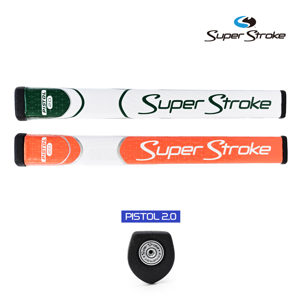 슈퍼스트로크 Zenergy Pistol 피스톨 GT 2.0 골프 퍼터 그립 교체 색상 2종