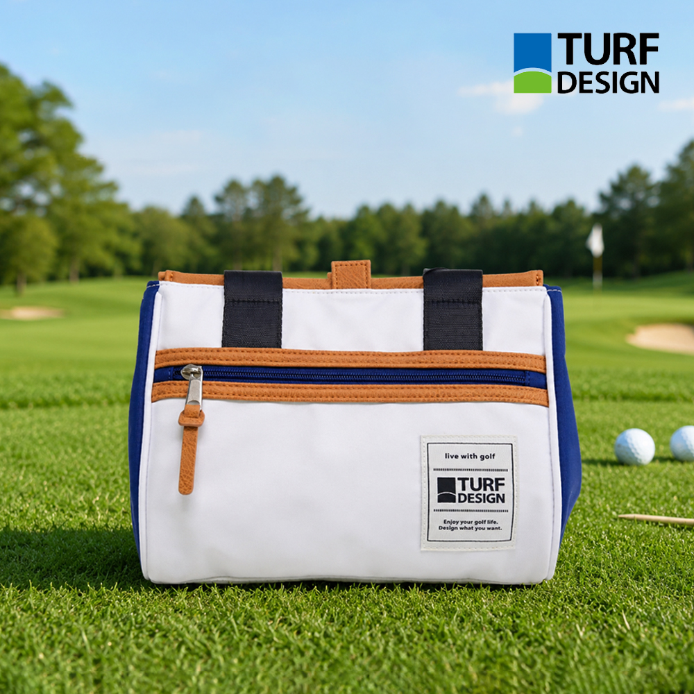 아사히골프 터프디자인 TURF DESIGN 26 미니 토트백 화이트/네이비