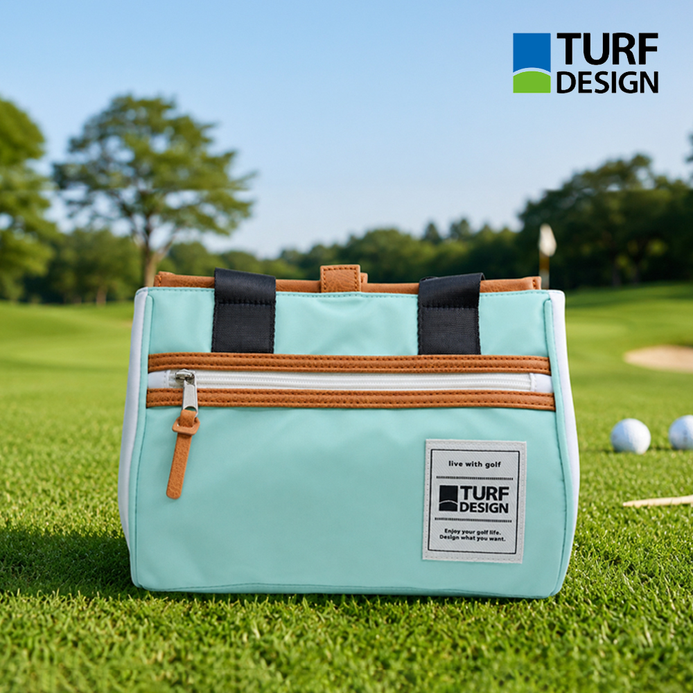 아사히골프 터프디자인 TURF DESIGN 26 미니 토트백 민트그린/화이트