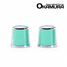 오카무라 OKAMURA 메탈릭 에메랄드 그린 셀룰로이드 우드 페럴 [HW-09-02]&nbsp;