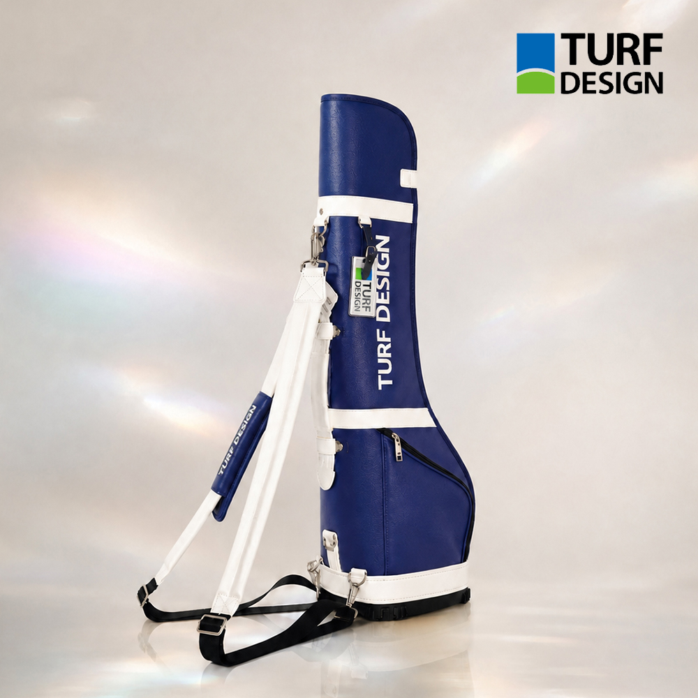 아사히골프 터프디자인 TURF DESIGN 26 미니 경량 하프백 휴대용 골프백 스탠드 색상 네이비