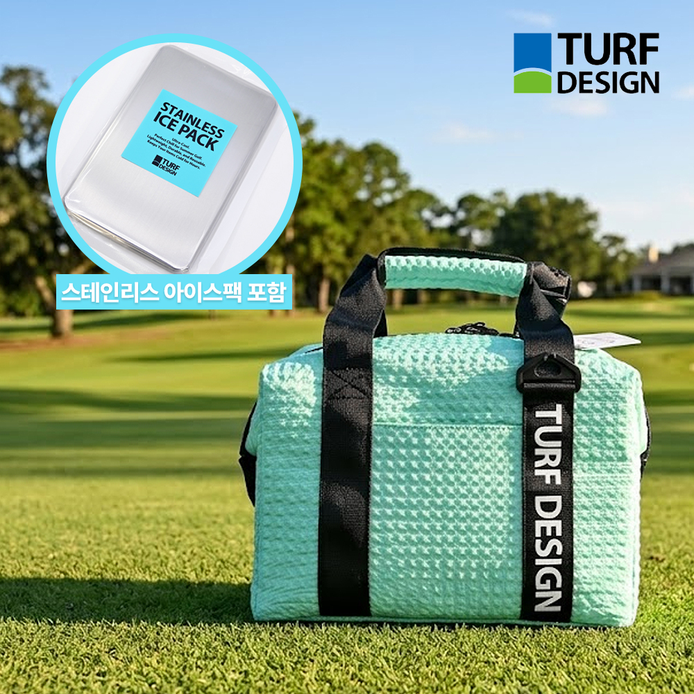 아사히골프 터프디자인 TURF DESIGN 26 골프 쿨러백 보냉백 아이스백 색상 민트그린