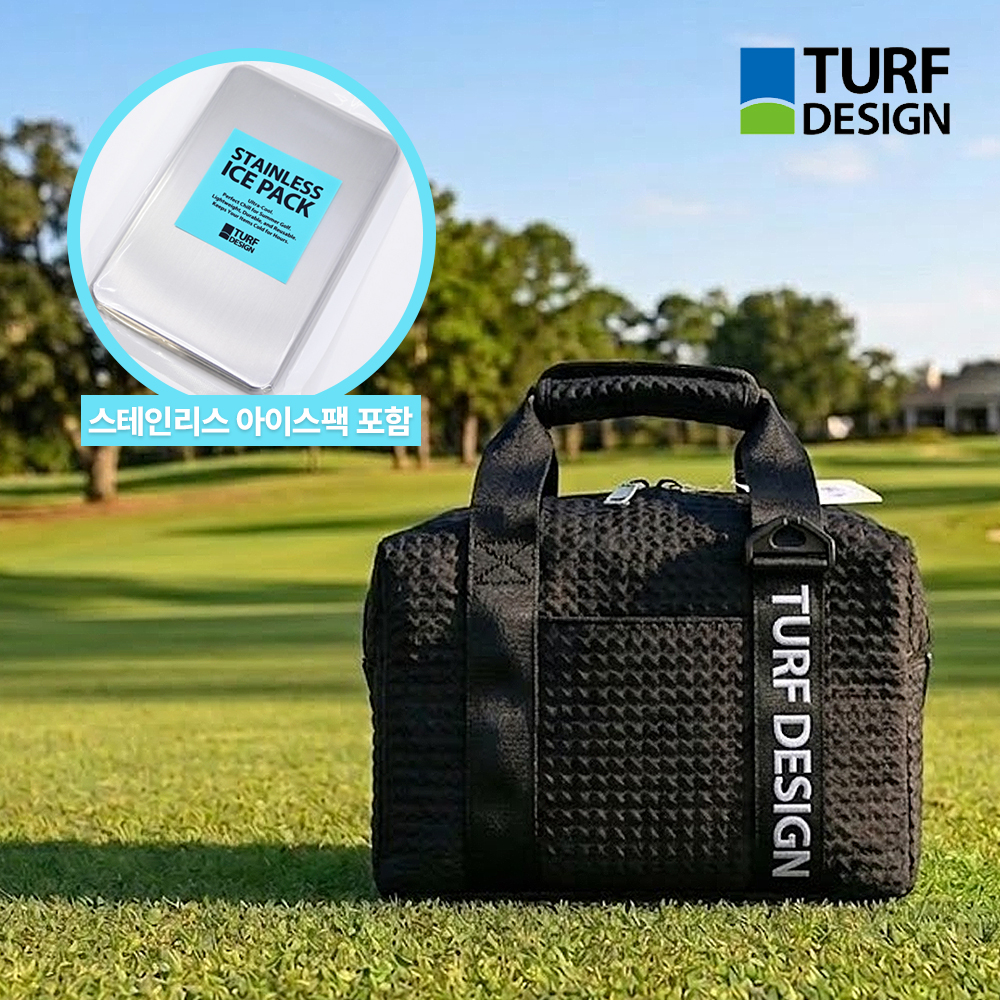 아사히골프 터프디자인 TURF DESIGN 26 골프 쿨러백 보냉백 아이스백 색상 블랙