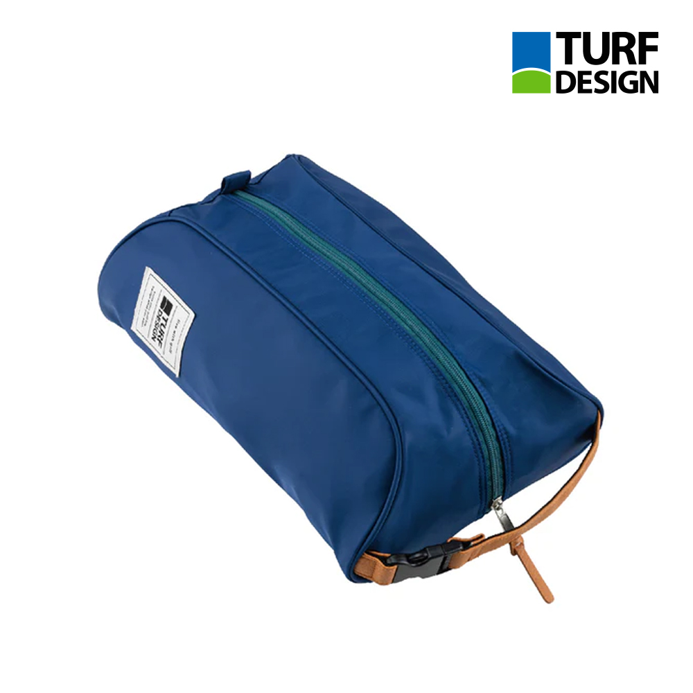 아사히골프 터프디자인 TURF DESIGN 26 골프 슈즈백 신발주머니 골프화백 케이스 네이비/그린