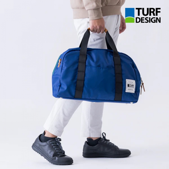 아사히골프 터프디자인 TURF DESIGN 26 경량 보스턴백 여행 옷가방 토트백 네이비/그린
