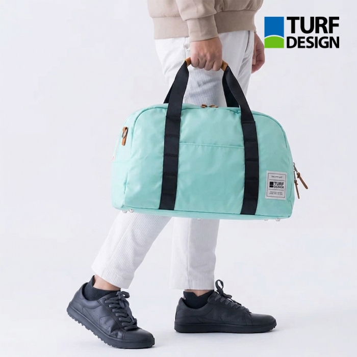 아사히골프 터프디자인 TURF DESIGN 26 경량 보스턴백 여행 옷가방 토트백 민트그린/화이트