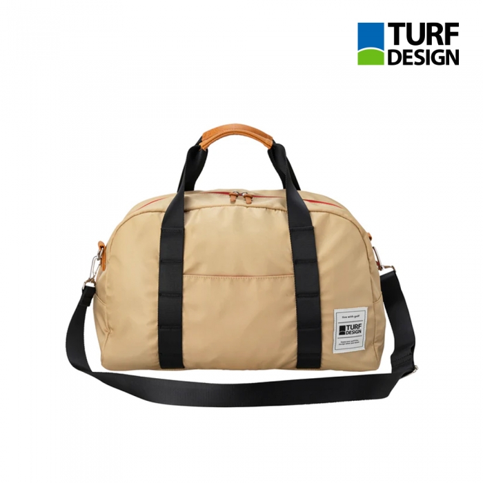 아사히골프 터프디자인 TURF DESIGN 26 경량 보스턴백 여행 옷가방 토트백 베이지/레드