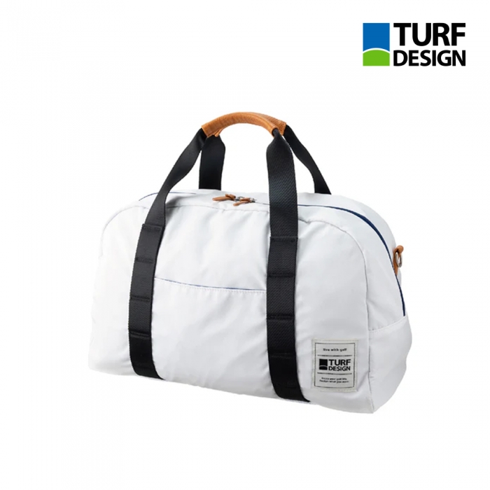 아사히골프 터프디자인 TURF DESIGN 26 경량 보스턴백 여행 옷가방 토트백 화이트/네이비