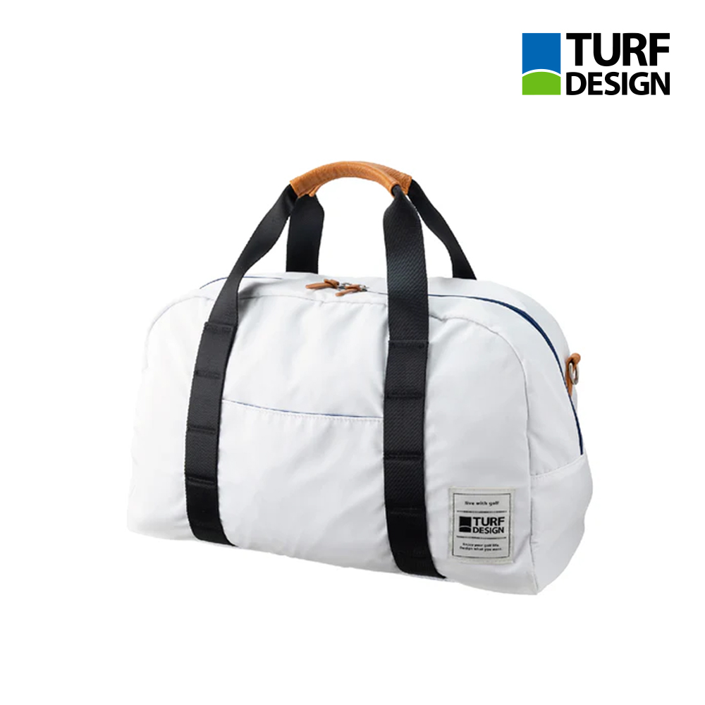 아사히골프 터프디자인 TURF DESIGN 26 경량 보스턴백 여행 옷가방 토트백 화이트/네이비