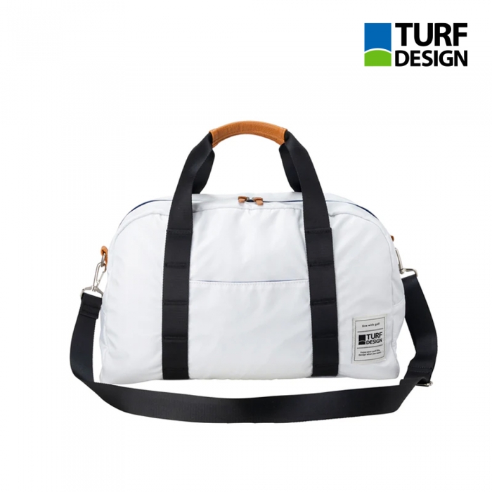 아사히골프 터프디자인 TURF DESIGN 26 경량 보스턴백 여행 옷가방 토트백 화이트/네이비