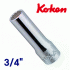 3/4" 12각 롱소켓(코겐)