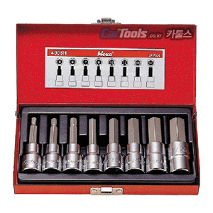 1/2" 헤드소켓세트 6각(8PCS)  |  1/2" Dr.Hex Bit Socket Set 6Point (8PCS