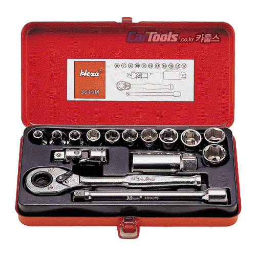 3/8" 소켓세트(15PCS)  |  3/8" Dr.Socket Set(15PCS)