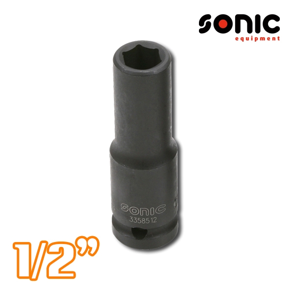 소닉 1/2인치 롱임팩소켓 14mm-22mm 사이즈선택 3358514-33587522 임팩용소켓 임팩롱소켓