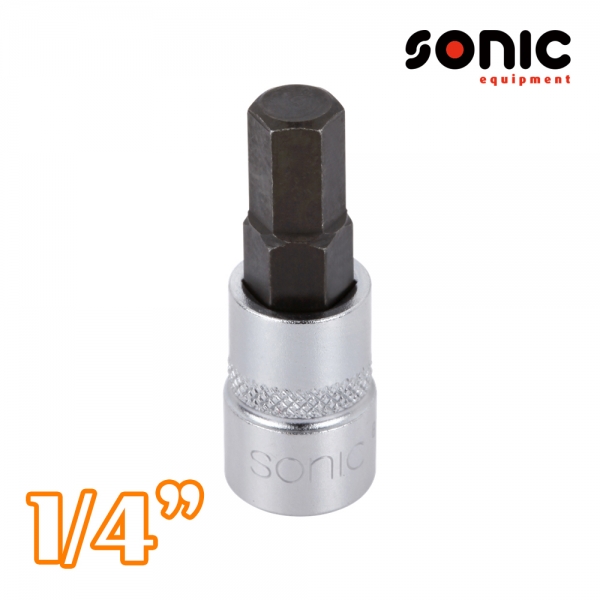 소닉 1/4인치 헤드소켓 8mm 8143708 육각비트소켓 헥스소켓